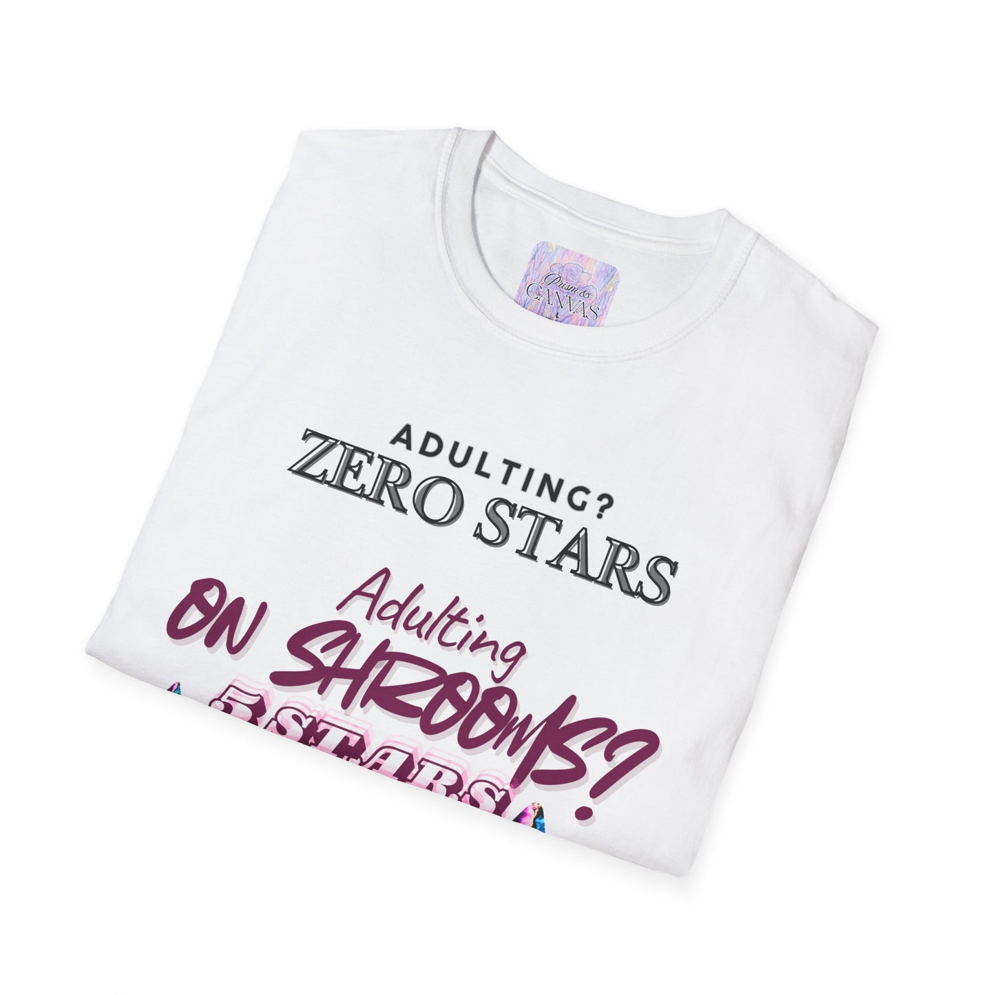 Adulting Zero Stars Graphic T-Shirt