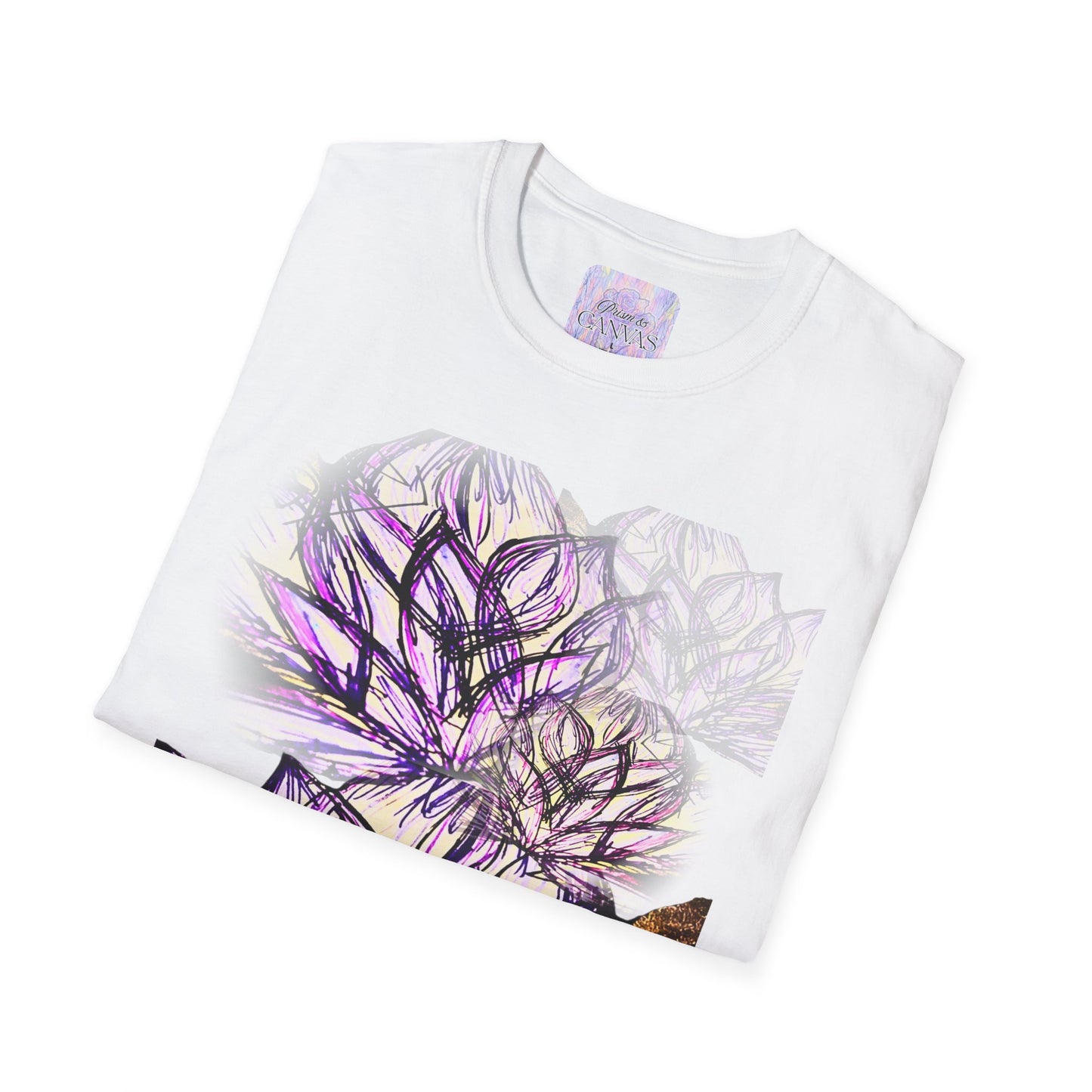 Purple Lotus Art T-Shirt