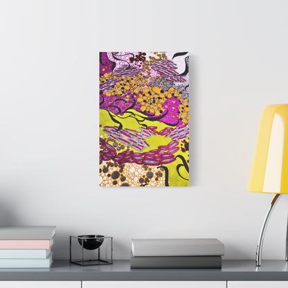 Vibrant Yellow & Magenta Wall Art