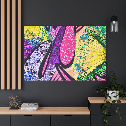 Abstract Pop Art Canvas Print