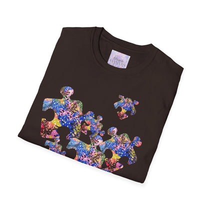 Puzzle Piece Galaxy T-Shirt