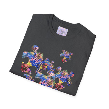 Puzzle Piece Galaxy T-Shirt