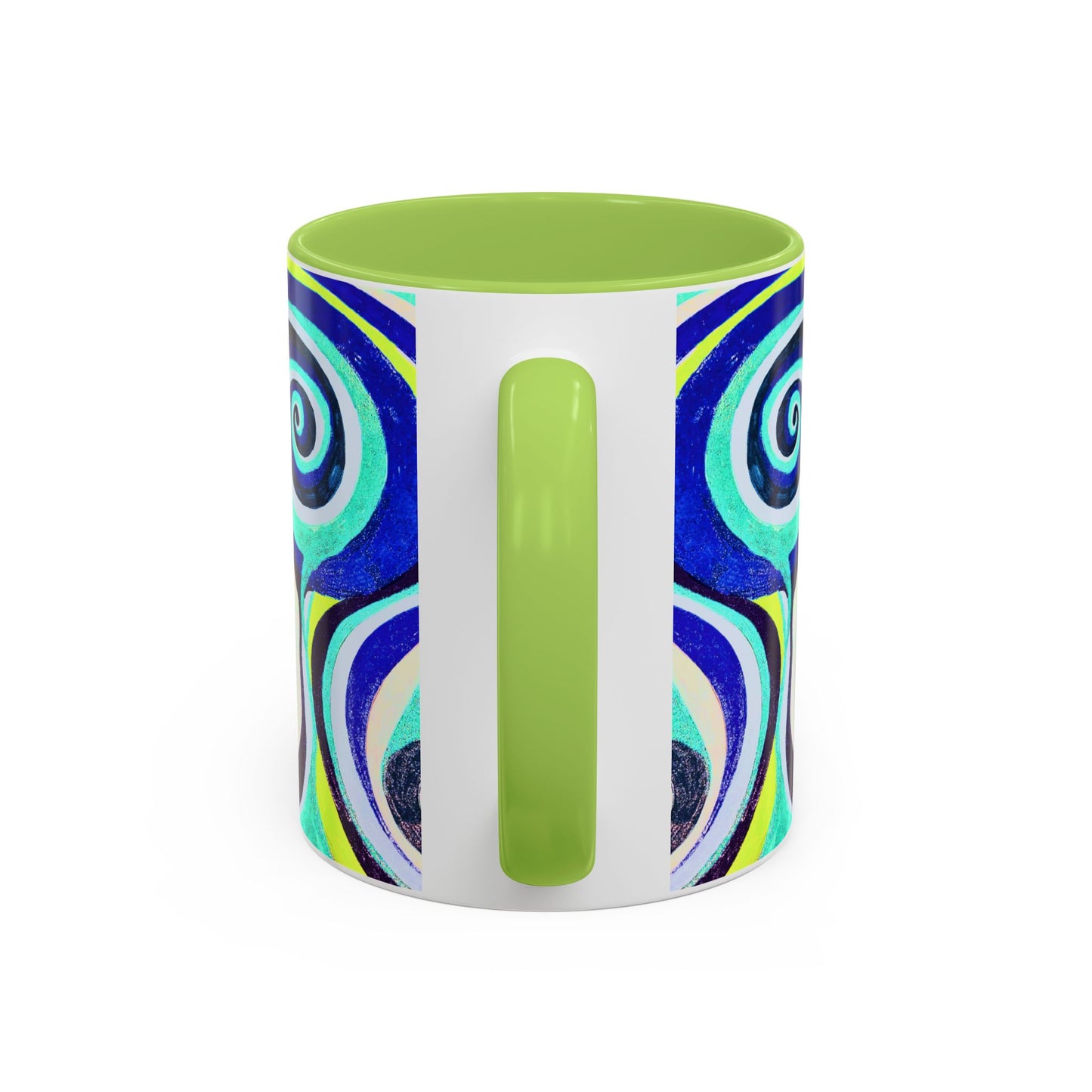 Abstract Swirl Accent Coffee Mug