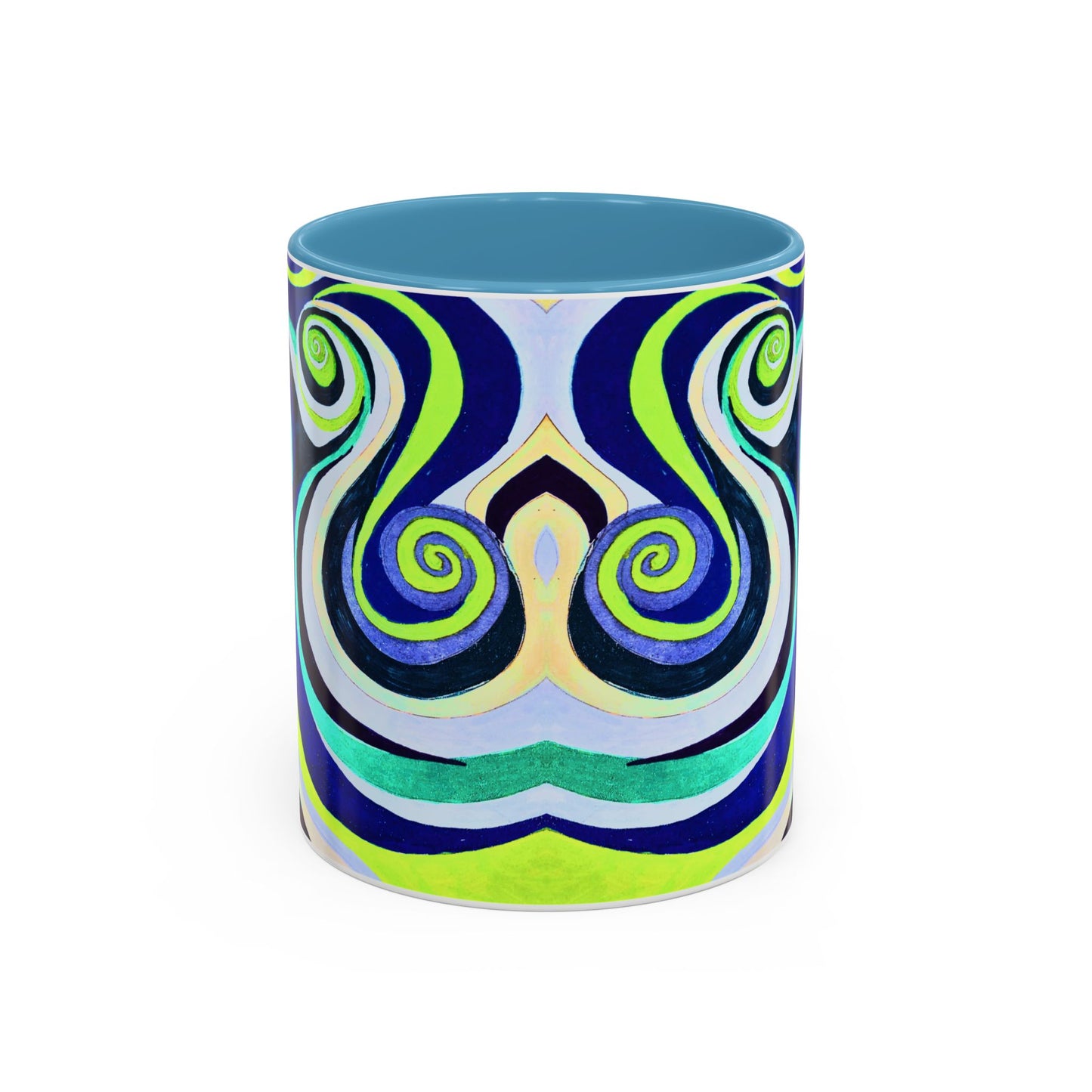 Abstract Swirl Accent Coffee Mug