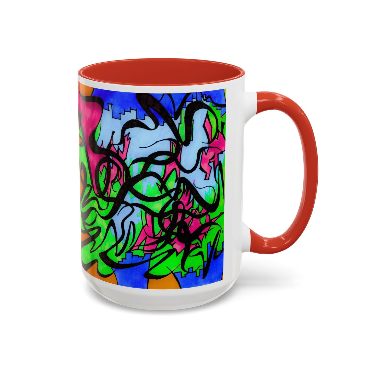 Abstract Colorful Art Coffee Mug
