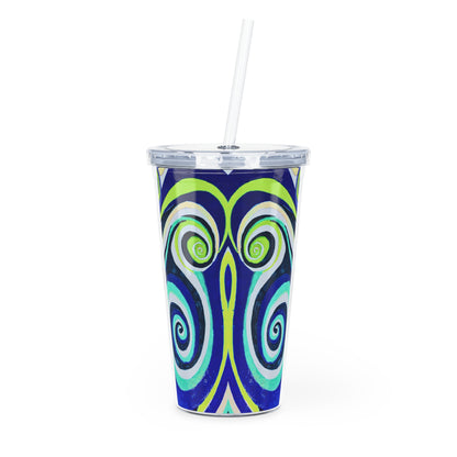 Plastic Tumbler Spiral Design