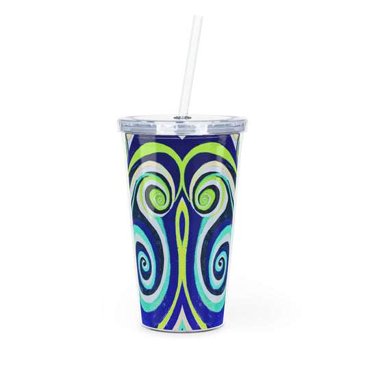 Plastic Tumbler Spiral Design
