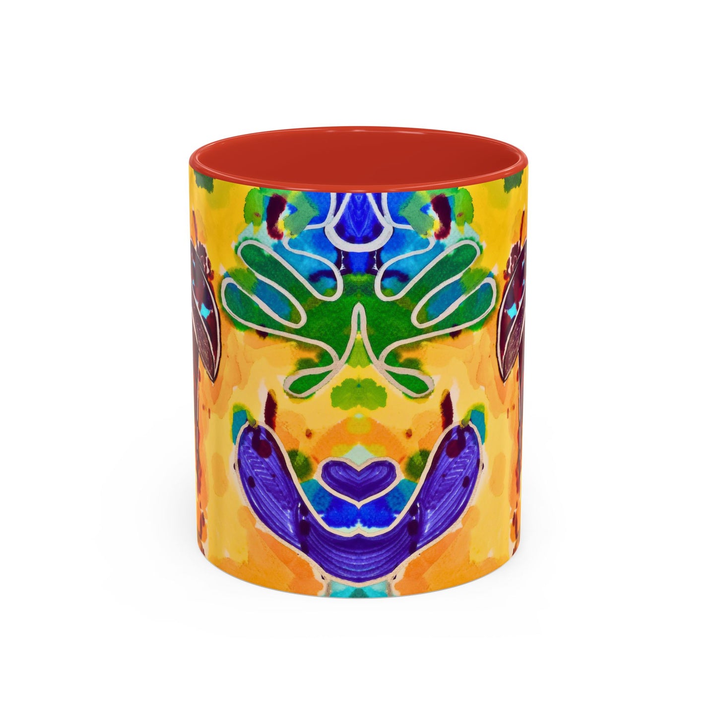 Mug - Colorful Psychedelic Mushroom Accent Coffee Mug (11/15oz)