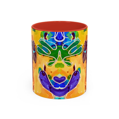 Mug - Colorful Psychedelic Mushroom Accent Coffee Mug (11/15oz)