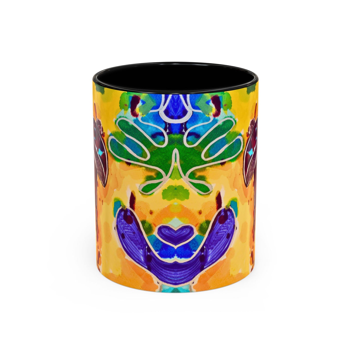 Mug - Colorful Psychedelic Mushroom Accent Coffee Mug (11/15oz)