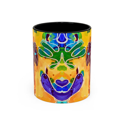 Mug - Colorful Psychedelic Mushroom Accent Coffee Mug (11/15oz)