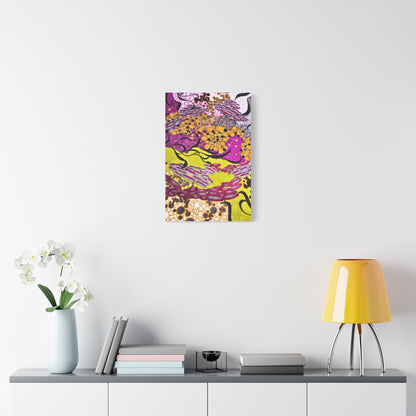 Vibrant Yellow & Magenta Wall Art