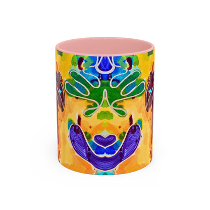 Mug - Colorful Psychedelic Mushroom Accent Coffee Mug (11/15oz)