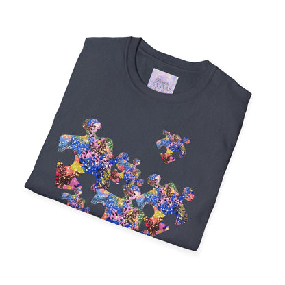 Puzzle Piece Galaxy T-Shirt