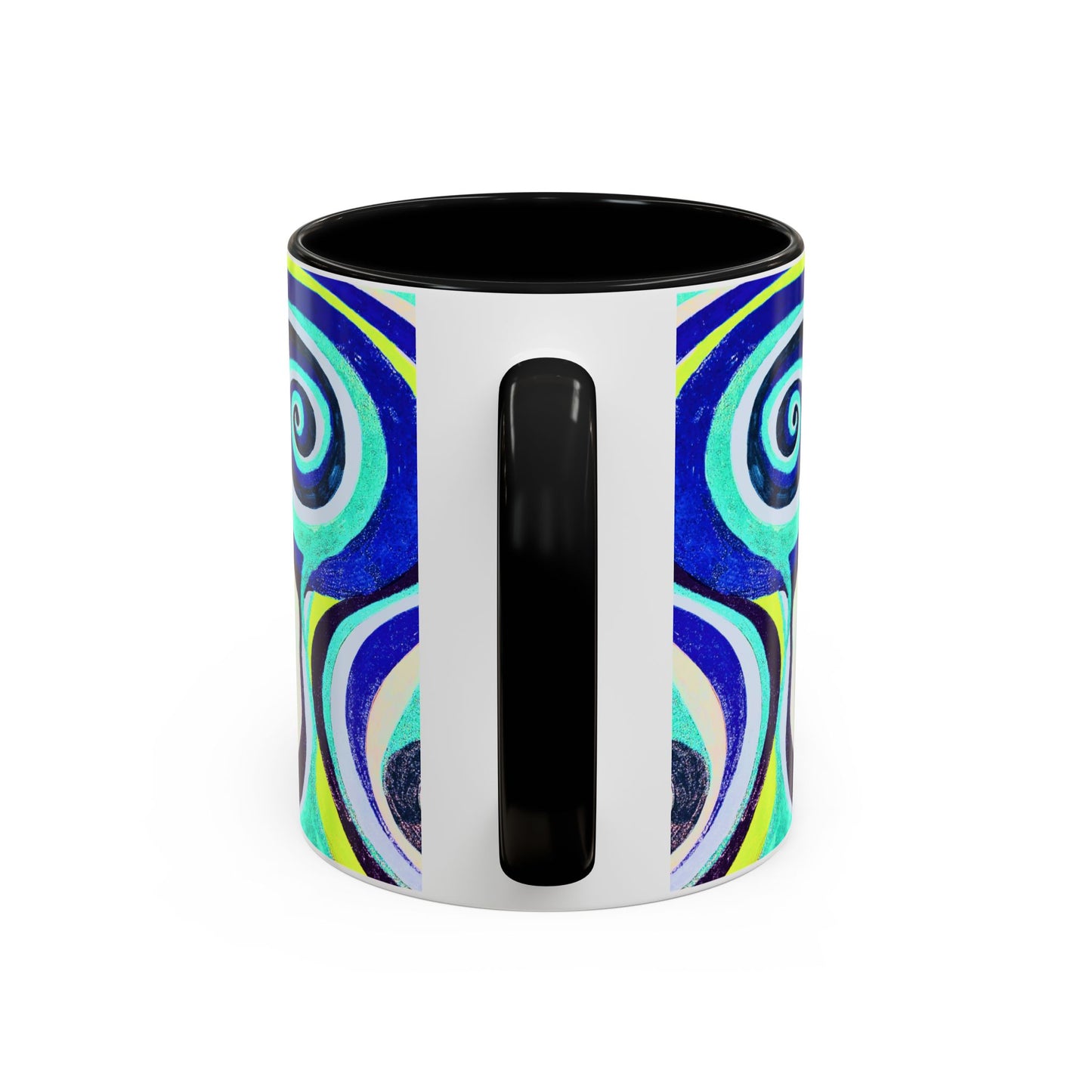 Abstract Swirl Accent Coffee Mug
