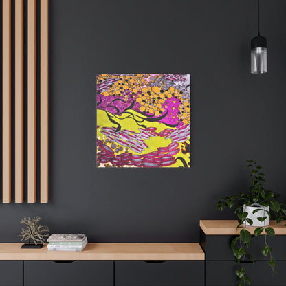 Vibrant Yellow & Magenta Wall Art