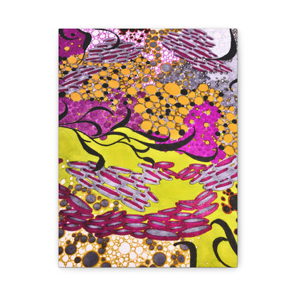 Vibrant Yellow & Magenta Wall Art
