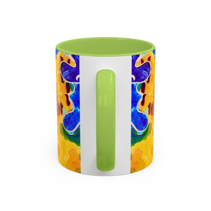 Mug - Colorful Psychedelic Mushroom Accent Coffee Mug (11/15oz)