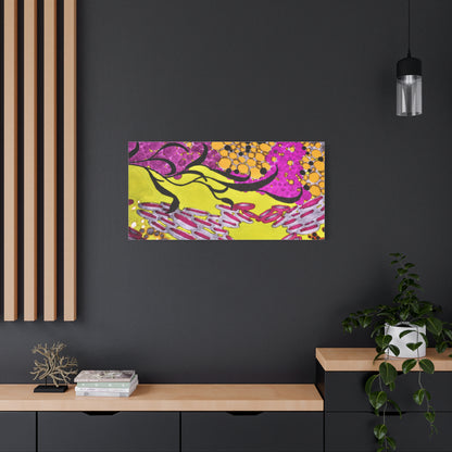Vibrant Yellow & Magenta Wall Art