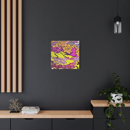 Vibrant Yellow & Magenta Wall Art