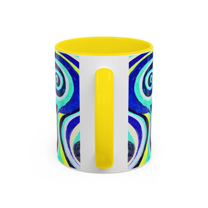 Abstract Swirl Accent Coffee Mug