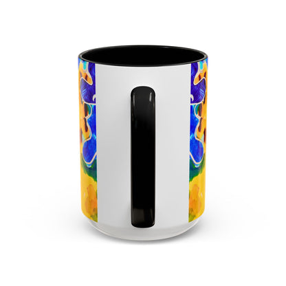Mug - Colorful Psychedelic Mushroom Accent Coffee Mug (11/15oz)