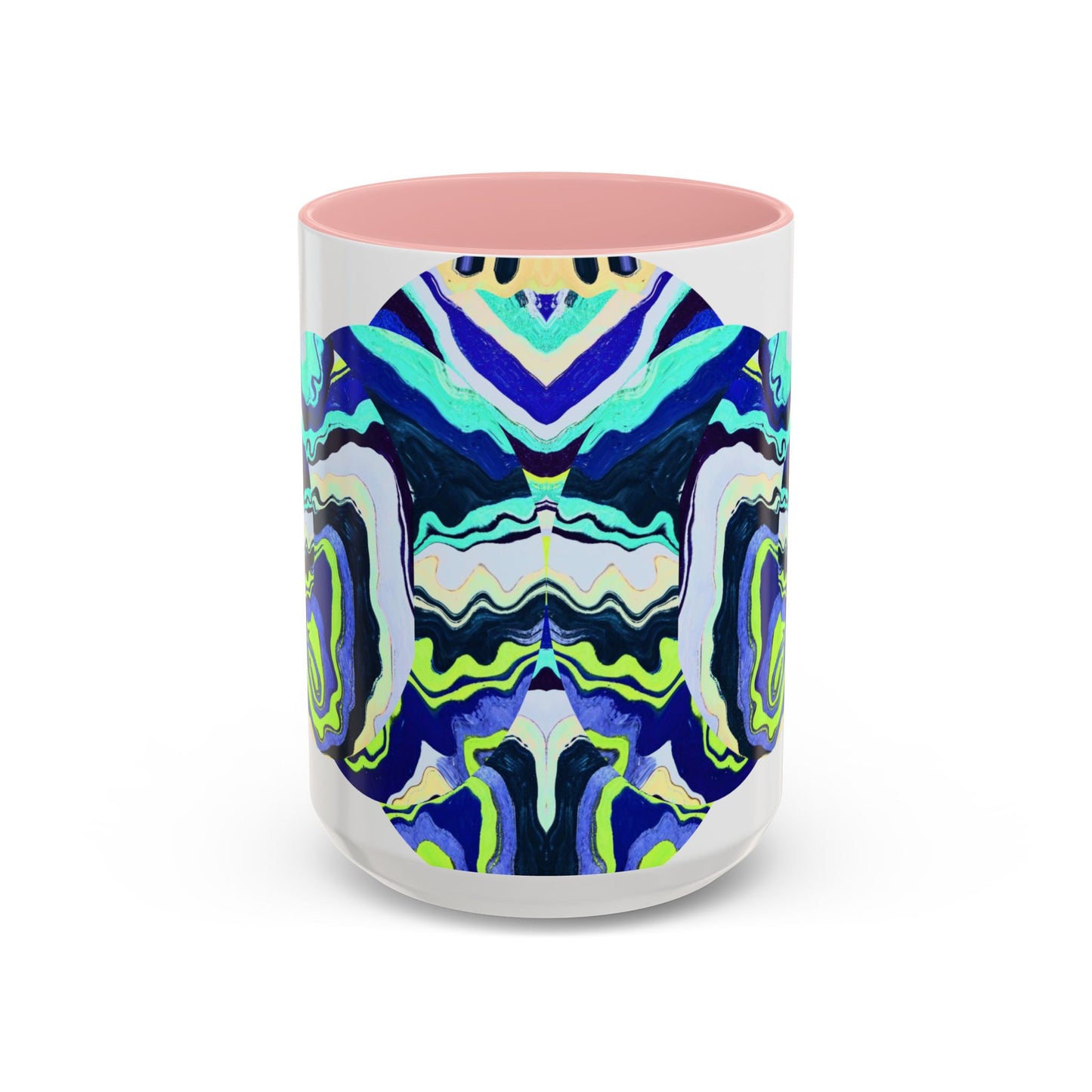 Abstract Ocean Waves Accent Mug