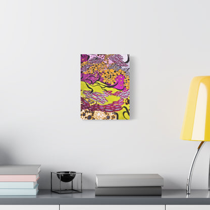 Vibrant Yellow & Magenta Wall Art