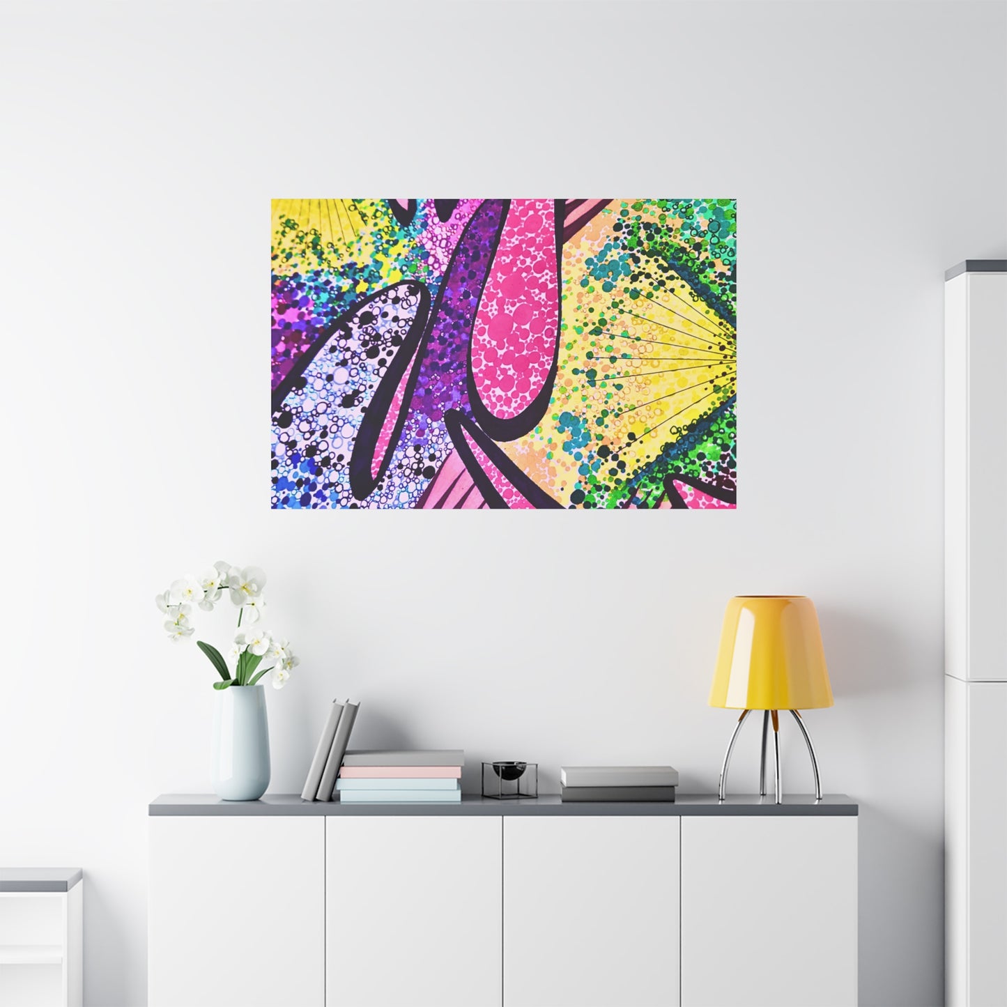 Abstract Pop Art Canvas Print