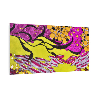 Vibrant Yellow & Magenta Wall Art