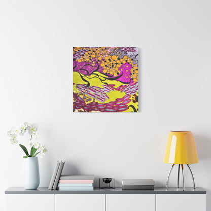 Vibrant Yellow & Magenta Wall Art