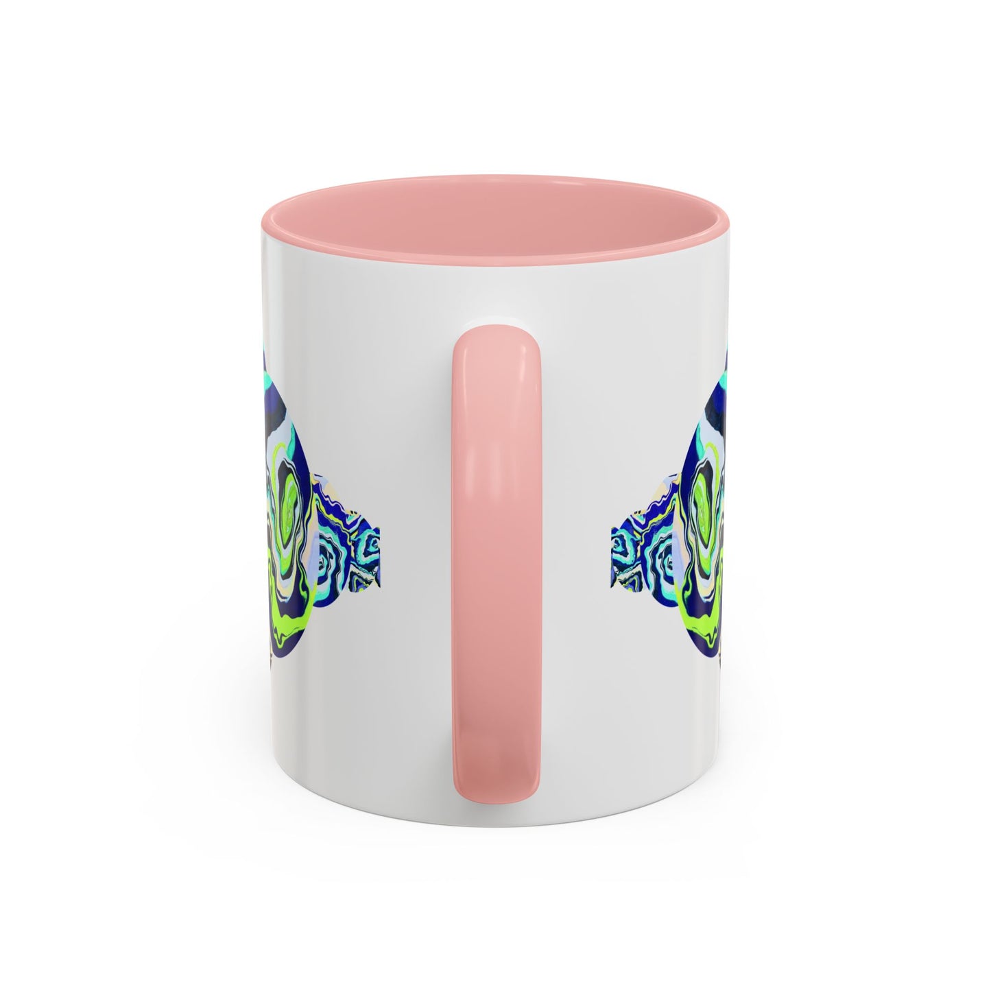 Abstract Ocean Waves Accent Mug
