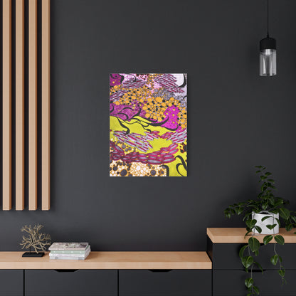 Vibrant Yellow & Magenta Wall Art
