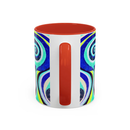 Abstract Swirl Accent Coffee Mug