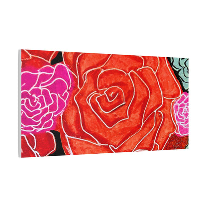 Bold Rose Floral Canvas Print
