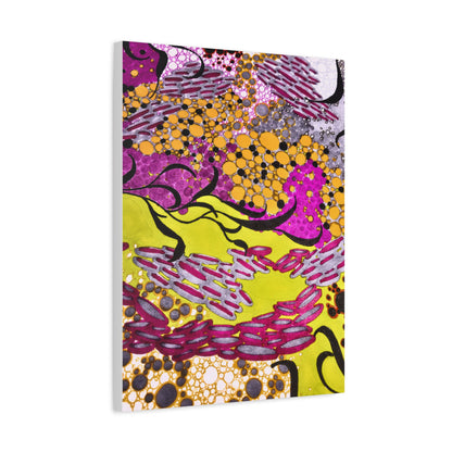 Vibrant Yellow & Magenta Wall Art