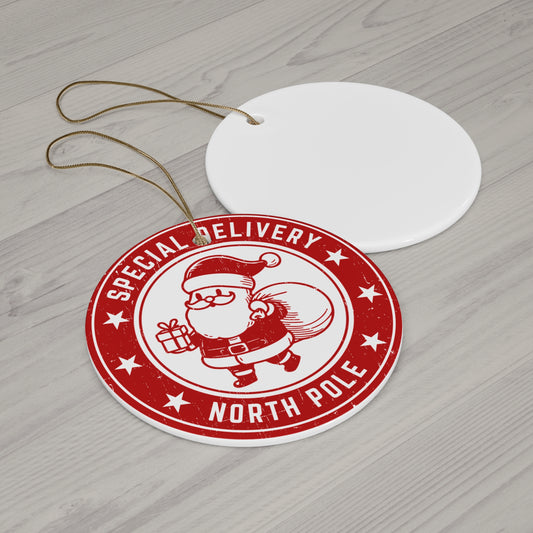 Ceramic Ornament Santa Decoration