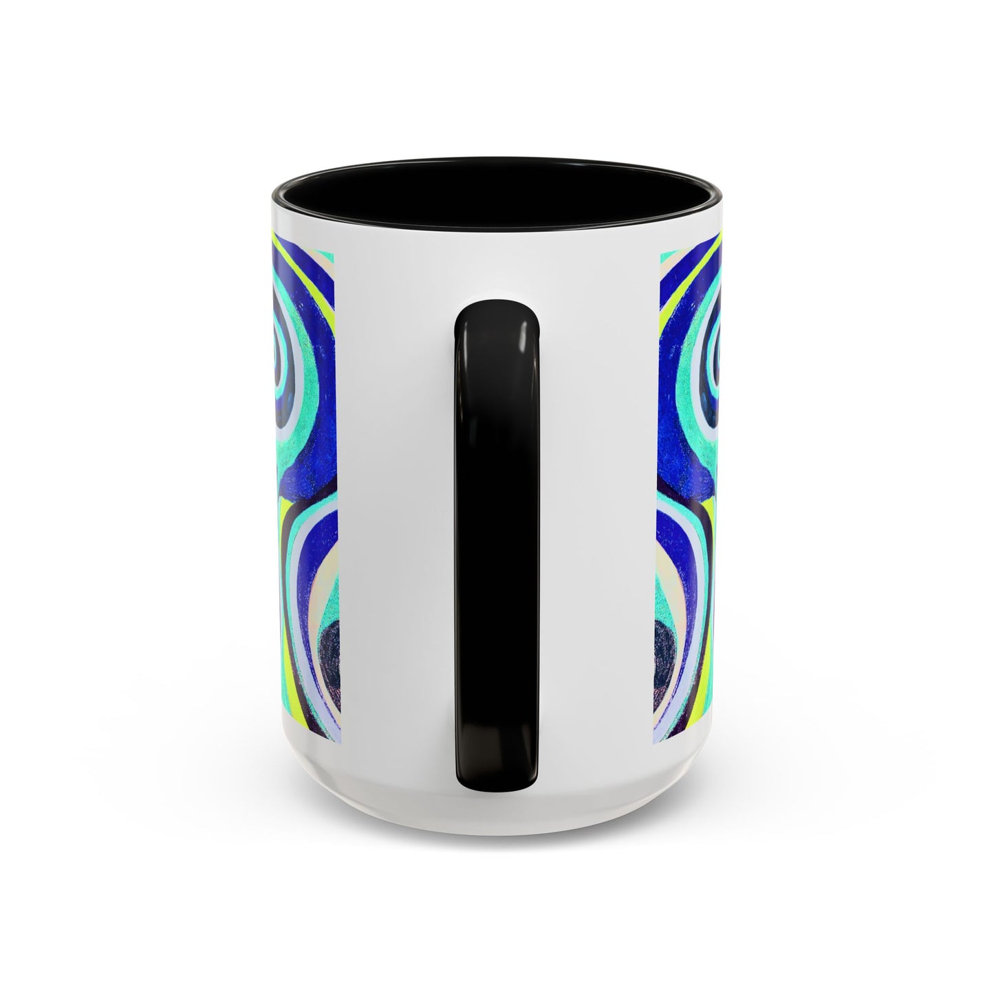 Abstract Swirl Accent Coffee Mug