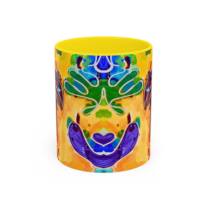 Mug - Colorful Psychedelic Mushroom Accent Coffee Mug (11/15oz)