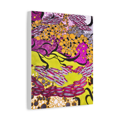 Vibrant Yellow & Magenta Wall Art