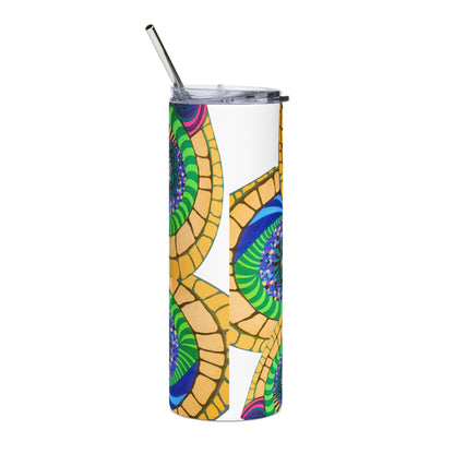 Spiral Mosaic Stainless Tumbler