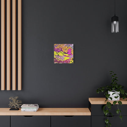 Vibrant Yellow & Magenta Wall Art
