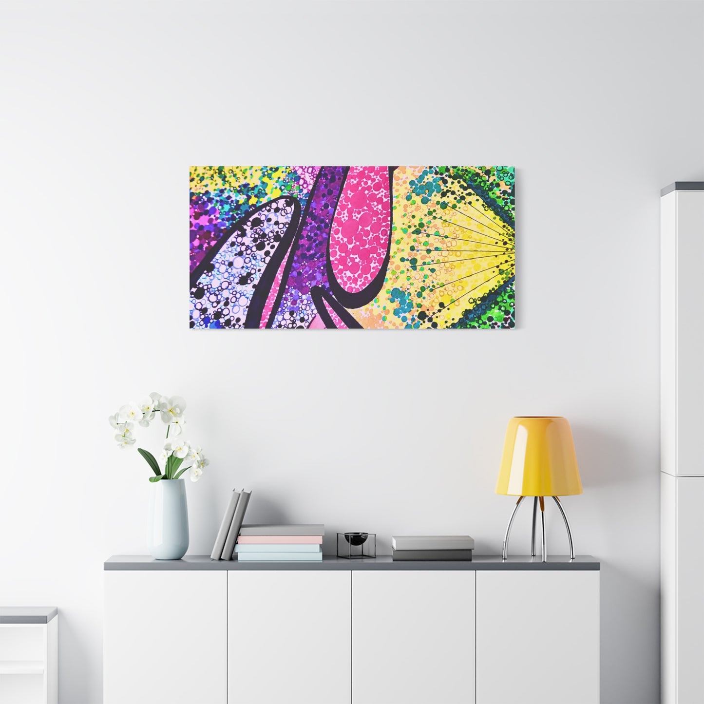 Abstract Pop Art Canvas Print