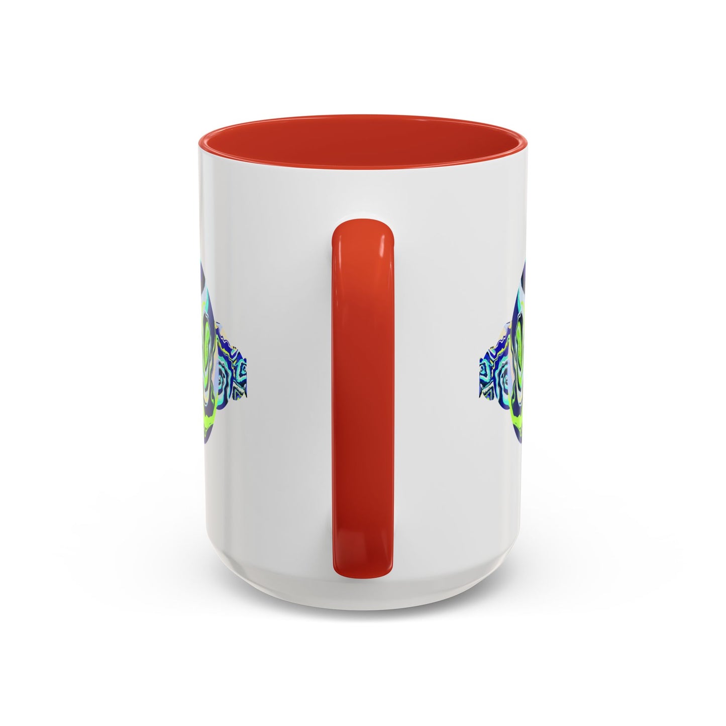 Abstract Ocean Waves Accent Mug