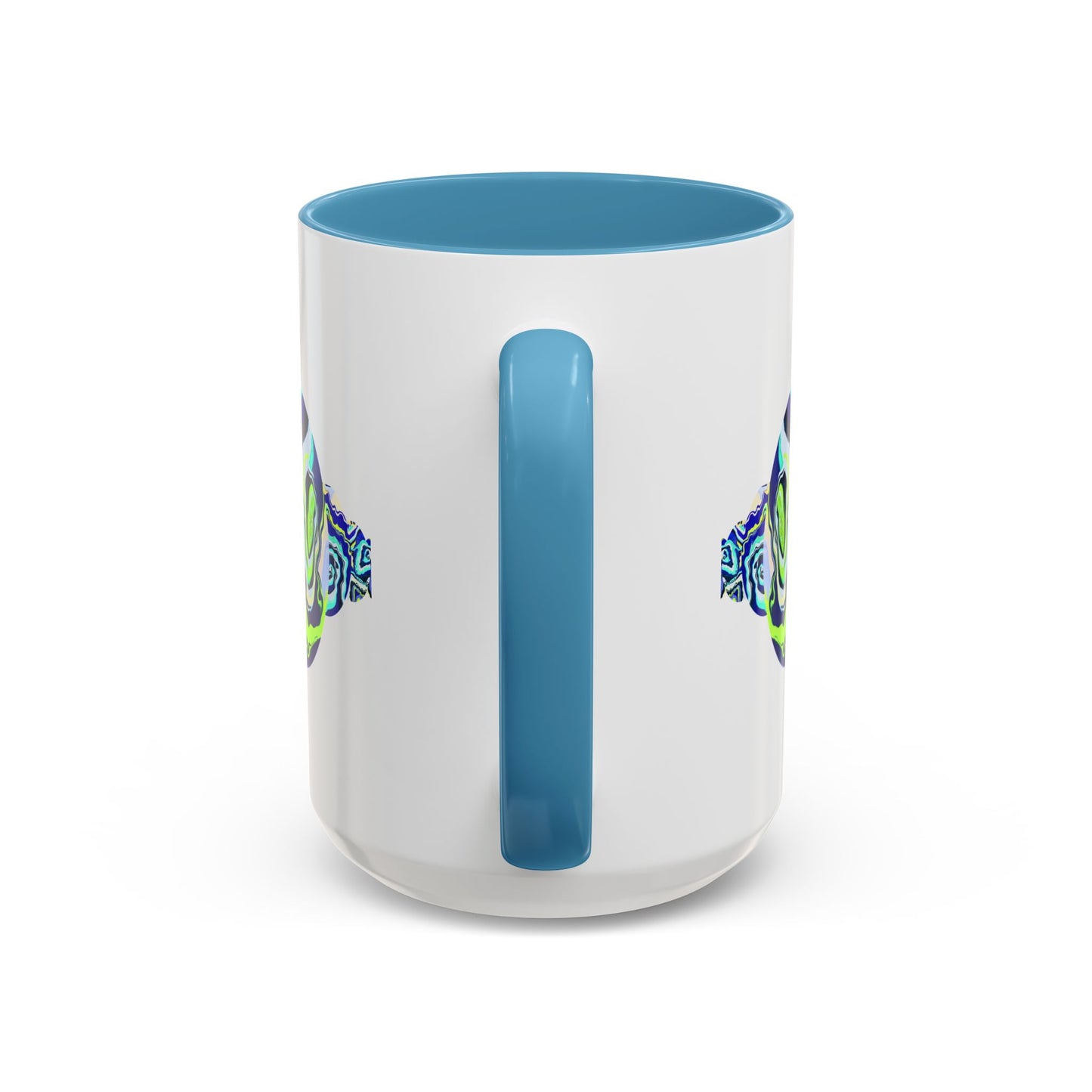 Abstract Ocean Waves Accent Mug