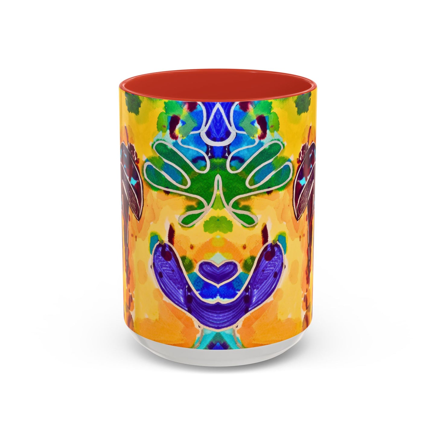 Mug - Colorful Psychedelic Mushroom Accent Coffee Mug (11/15oz)