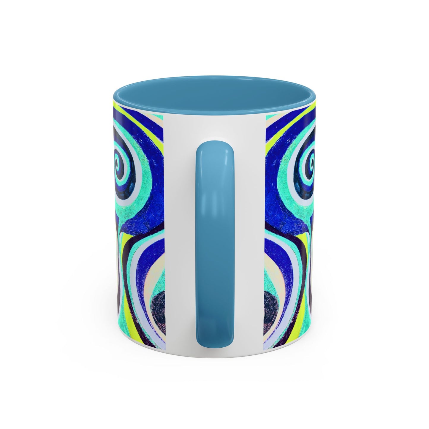 Abstract Swirl Accent Coffee Mug