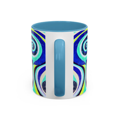Abstract Swirl Accent Coffee Mug