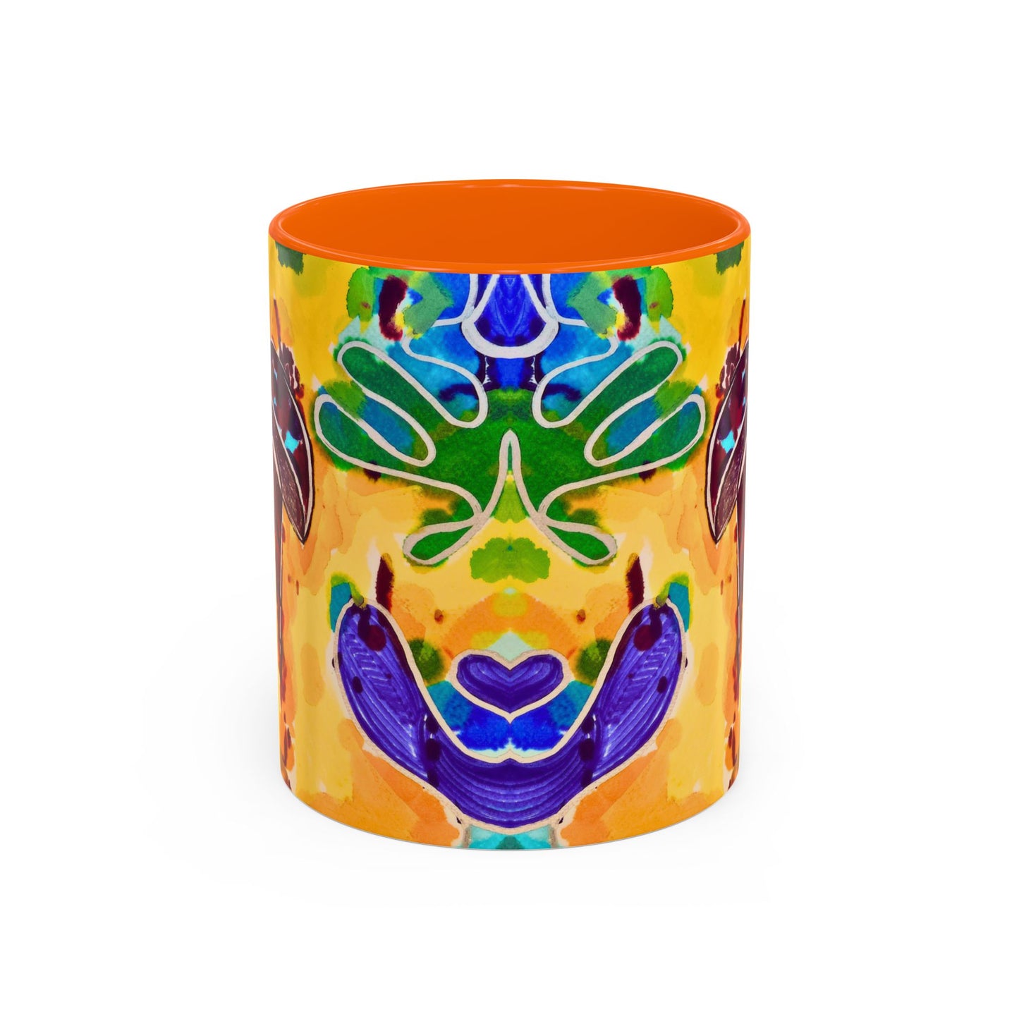 Mug - Colorful Psychedelic Mushroom Accent Coffee Mug (11/15oz)