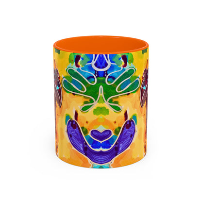Mug - Colorful Psychedelic Mushroom Accent Coffee Mug (11/15oz)